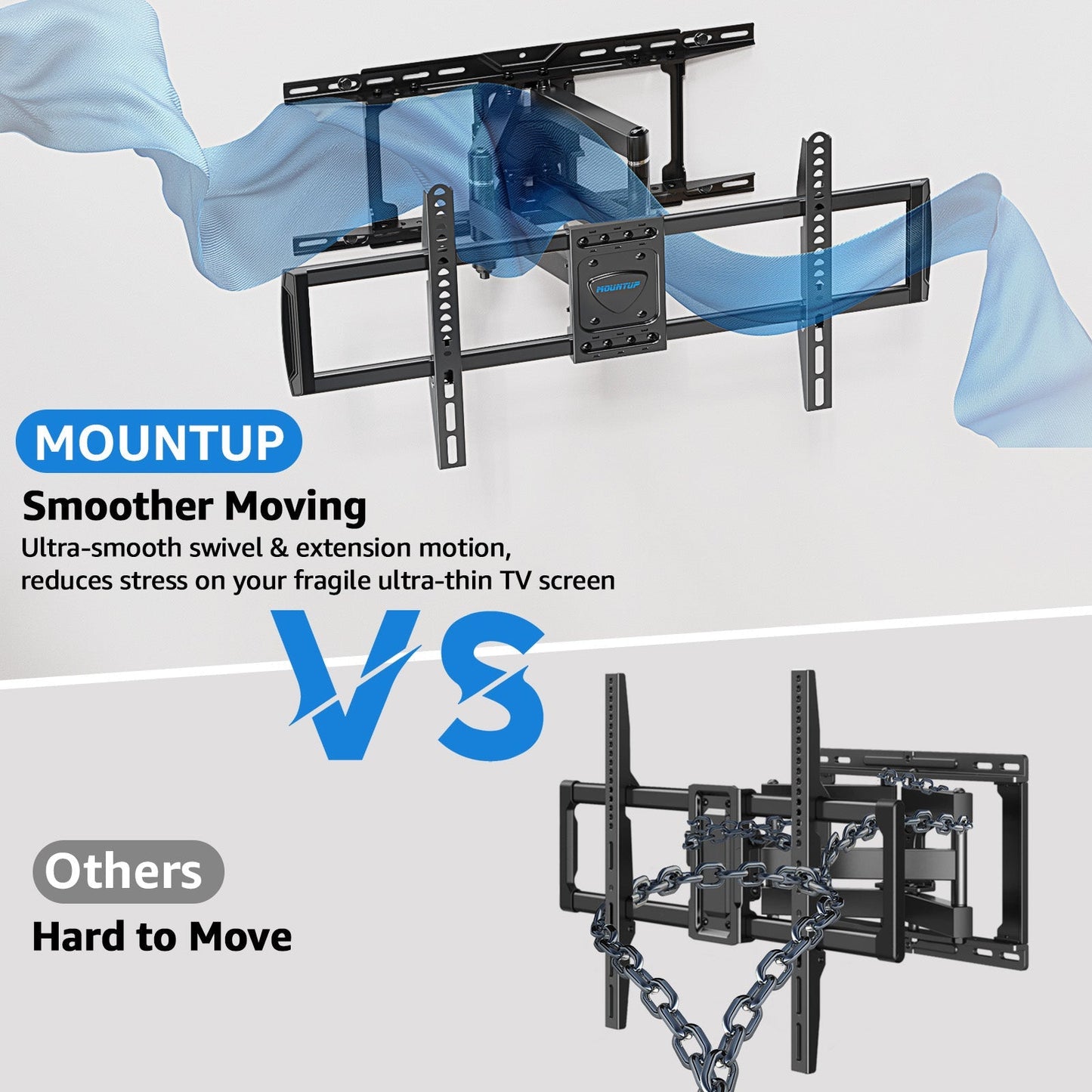 Full Motion TV Wall Mount for 37''-82" TVs MUT0058-24K