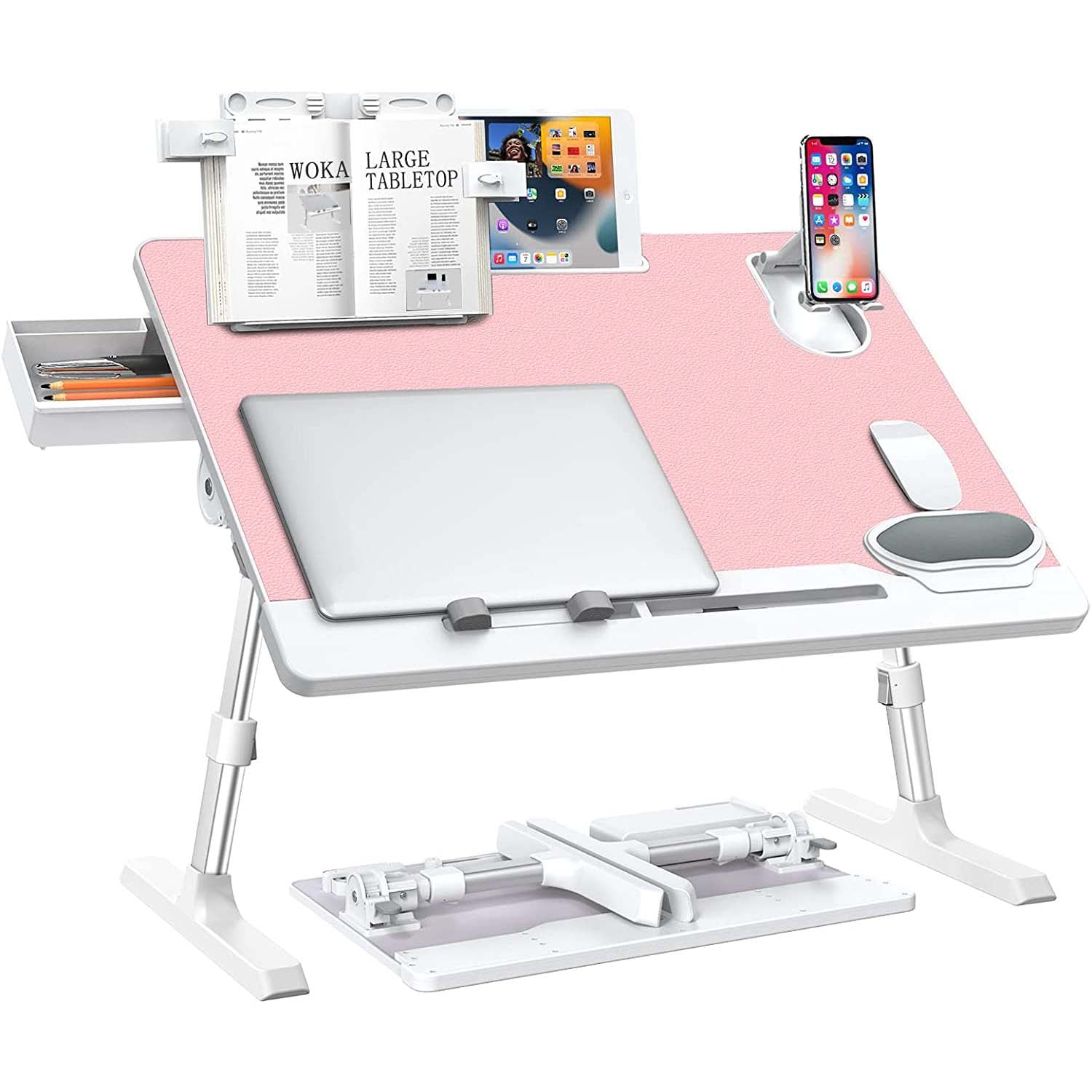 pink Laptop Table for Bed