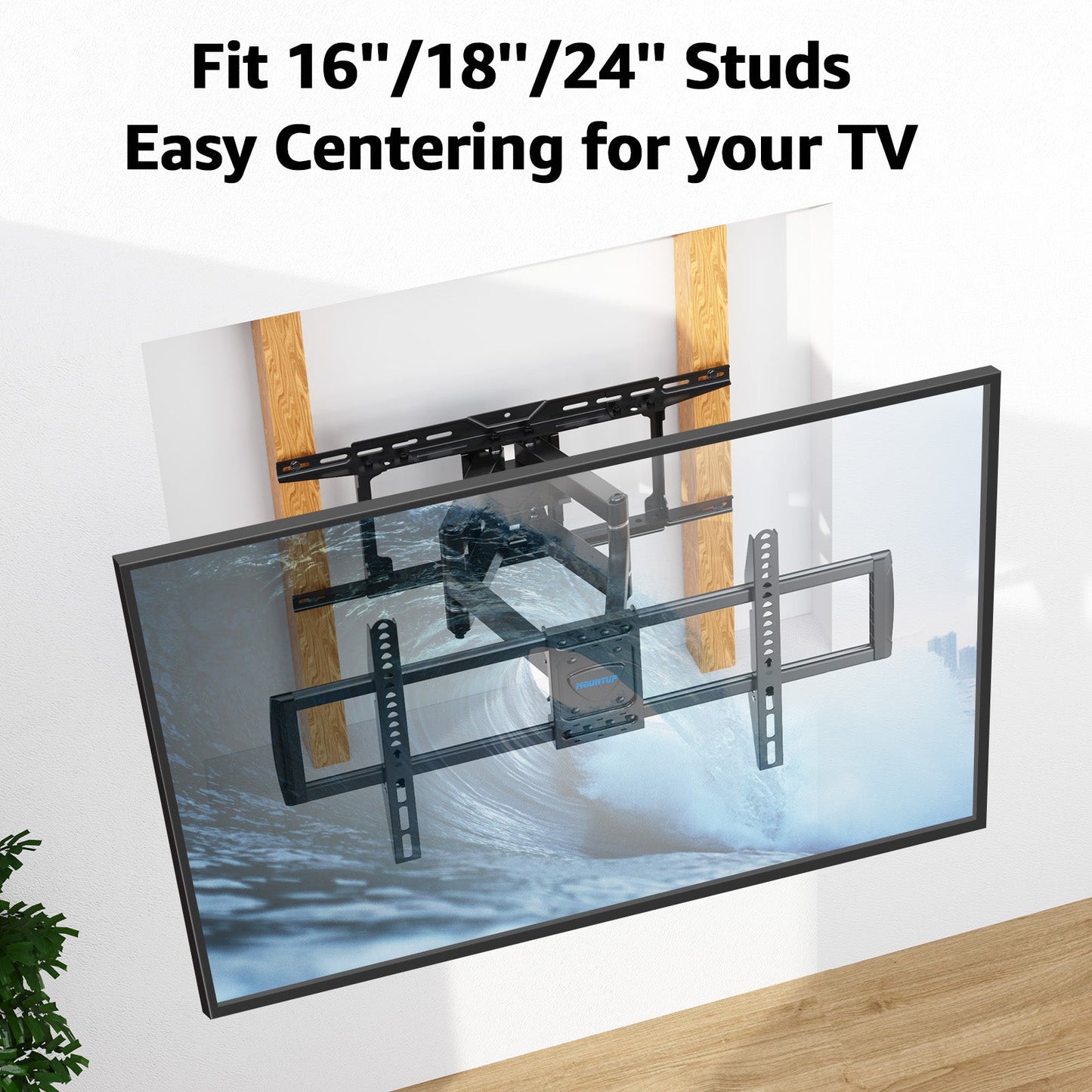 Full Motion TV Wall Mount for 37''-82" TVs MUT0058-24K